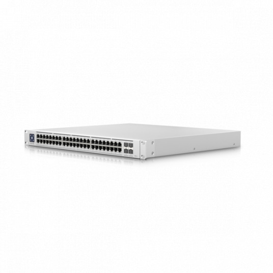  Ubiquiti Switch Enterprise 48 PoE USW-Enterprise-48-PoE PoE Switches, Steel case, 1 Gbps (RJ-45) ports quantity 48 (100MbE/1GbE/2.5GbE), SFP+ ports quantity 4, PoE+ ports quantity 48, Power supply type AC/DC, internal, 100-240V, 10A max, 750W 