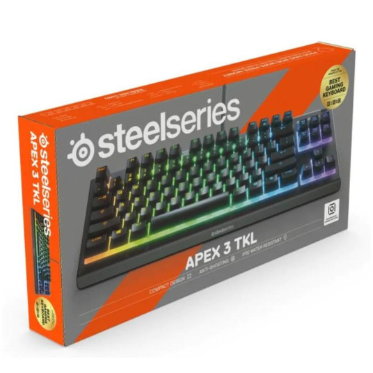 Žaidimų klaviatūra SteelSeries Apex 3 TKL - NOR 64834