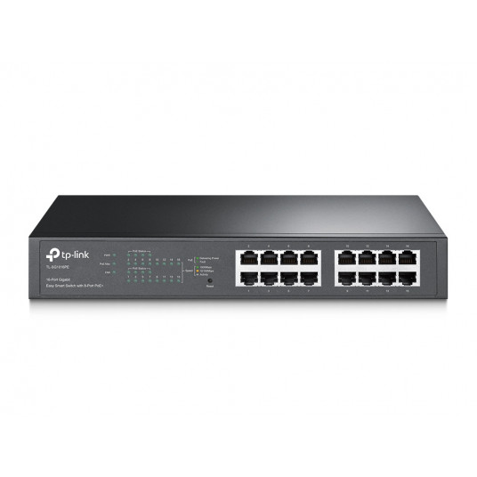  TP-LINK Switch TL-SG1016PE Web Managed, Rack Mountable, 1 Gbps (RJ-45) ports quantity 16, PoE+ ports quantity 8 