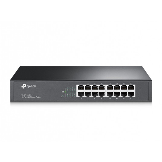  TP-LINK Switch TL-SF1016DS Unmanaged, Desktop/Rackmount, 10/100 Mbps (RJ-45) ports quantity 16 