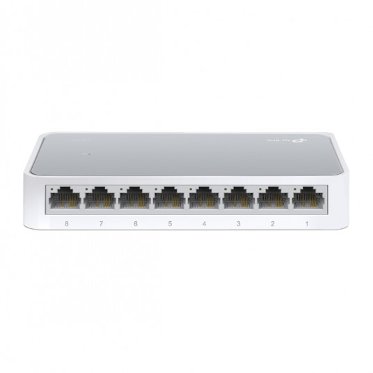  TP-LINK Switch TL-SF1008D Unmanaged, Desktop, 10/100 Mbps (RJ-45) ports quantity 8, Power supply type External 