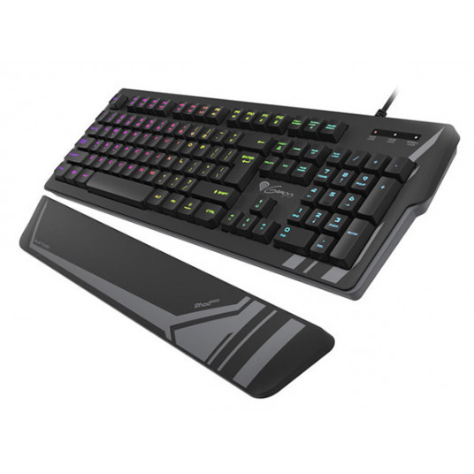 Klaviatūra Genesis Rhod 350, RGB LED light, US layout, Wired, Black