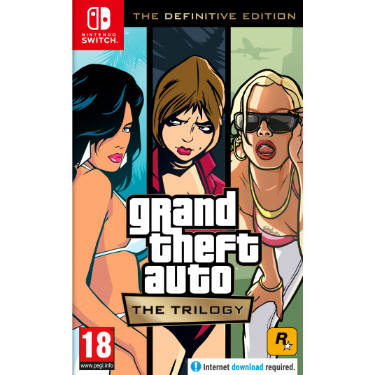  Kompiuterinis žaidimas Grand Theft Auto: The Trilogy – The Definitive Edition Nintendo Switch 