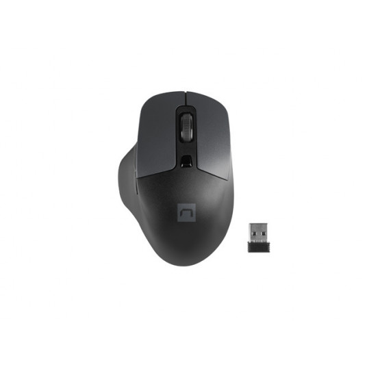  Natec Mouse, BlackBird 2, Silent, Wireless, 1600 DPI, Optical, Black 