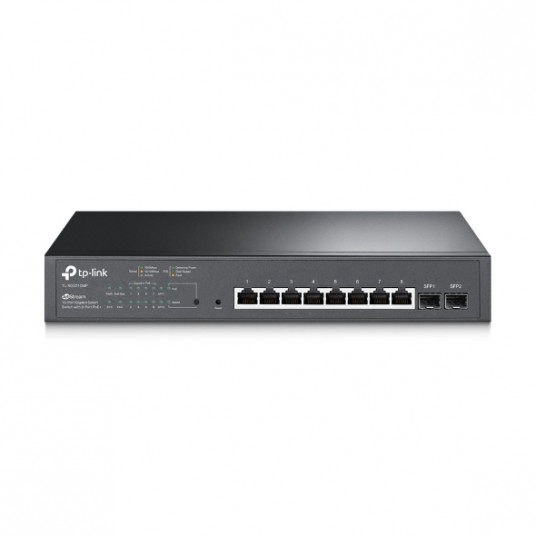  TP-LINK JetStream 10-Port Gigabit Smart PoE Switch TL-SG2210MP Web Managed, Rack Mountable, SFP ports quantity 2, Power supply type Single 
