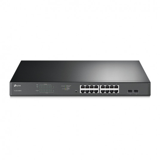  TP-LINK Switch TL-SG1218MPE Web Managed,  Rack Mountable, 1 Gbps (RJ-45) ports quantity 16, SFP ports quantity 2, PoE+ ports quantity 16 