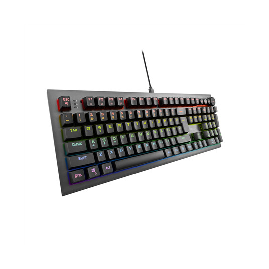  Žaidimų klaviatūra NOXO Conqueror Mechanical gaming keyboard, Blue Switches, EN/RU, Wired 