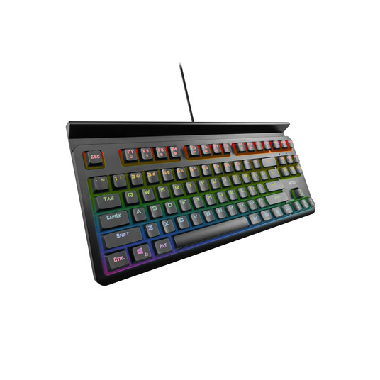Žaidimų klaviatūra NOXO Specter Mechanical gaming keyboard, Blue Switches, EN/RU, Wired