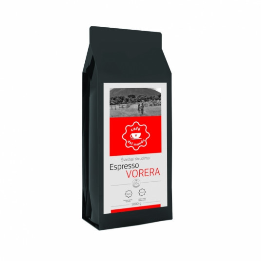 Kavos pupelės Espresso Vorera, 250 g.