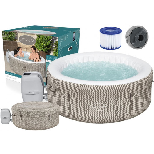 Bestway sūkurinė vonia "Lay-Z-Spa MADRID", 2-4 asmenims