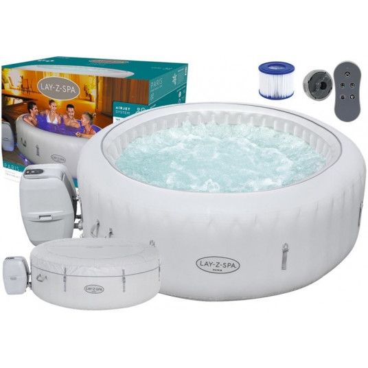 Bestway sūkurinė vonia "Lay-Z-Spa PARIS" su LED, 6 asmenims