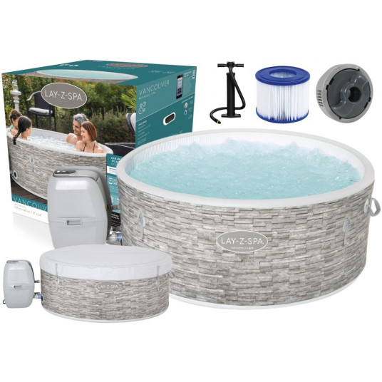 Bestway sūkurinė vonia - Lay-Z-Spa VANCOUVER, 2-4 asmenims