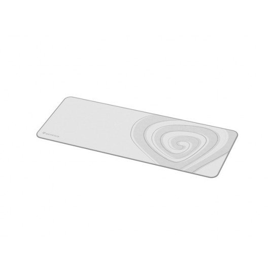  Genesis Mouse Pad Carbon 400 XXL Logo 300 x 800 x 3 mm, Gray/White 