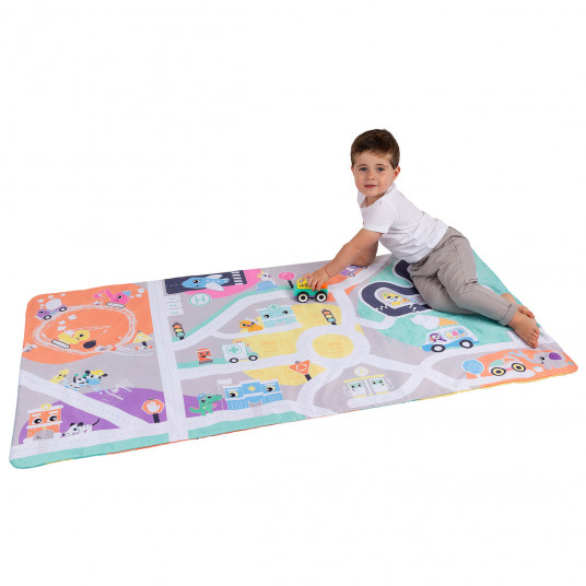  PLAYGRO dvipusis žaidimų kilimėlis City to Country, 0188241 