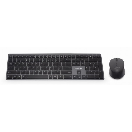  Gembird Backlight Pro Business Slim wireless desktop set 	KBS-ECLIPSE-M500 Keyboard and Mouse Set,  Wireless, Mouse included, US, Black 