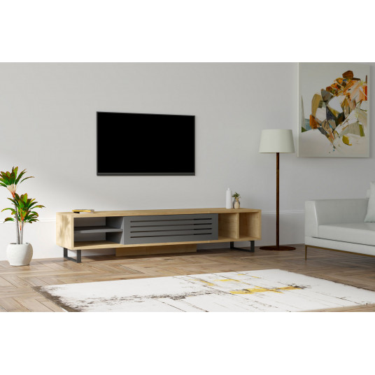 Televizoriaus staliukas Hanah Home Safir - Safyras, antracitas