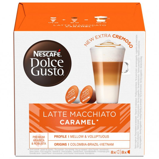  Coffee capsules DG Caramel Latte Macchiato 