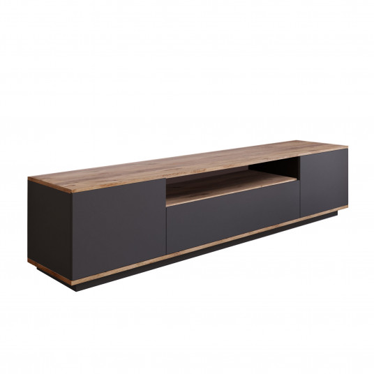 TV spintelė Hanah Home FR7 - Atlanto pušis, antracitas