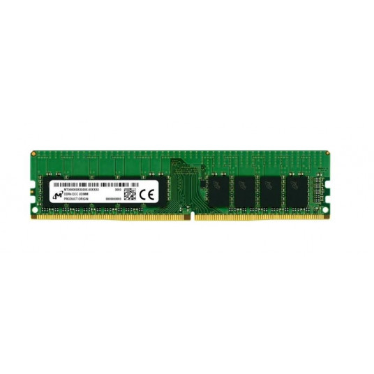  Server Memory Module|MICRON|DDR4|16GB|UDIMM|3200 MHz|CL 22|1.2 V|MTA18ASF2G72AZ-3G2R1R 