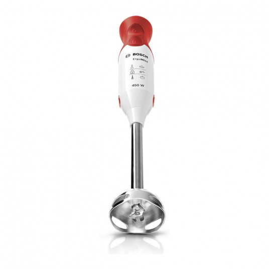  Bosch MSM64110 trintuvas Panardinamas maišytuvas 450 W Raudona, Balta 
