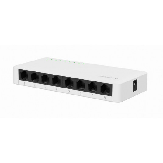  Gembird NSW-G8-01 tinklo komutatorius Ne-valdomas Gigabit Ethernet (10/100/1000) Balta 