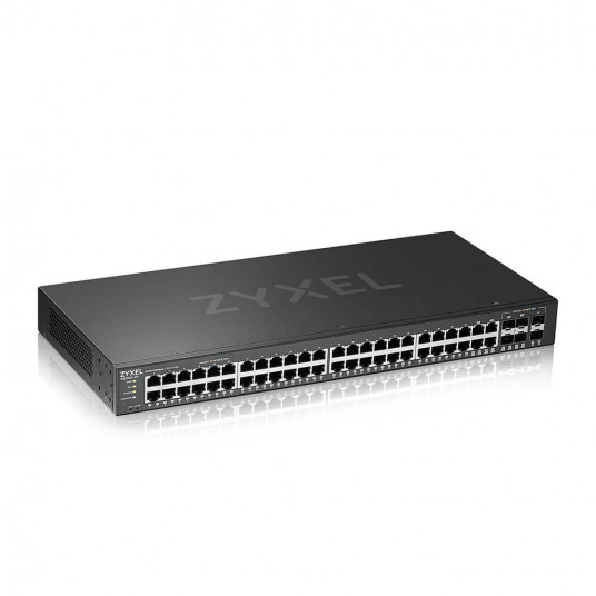  Zyxel GS2220-50-EU0101F tinklo komutatorius Valdomas L2 Gigabit Ethernet (10/100/1000) Juoda 