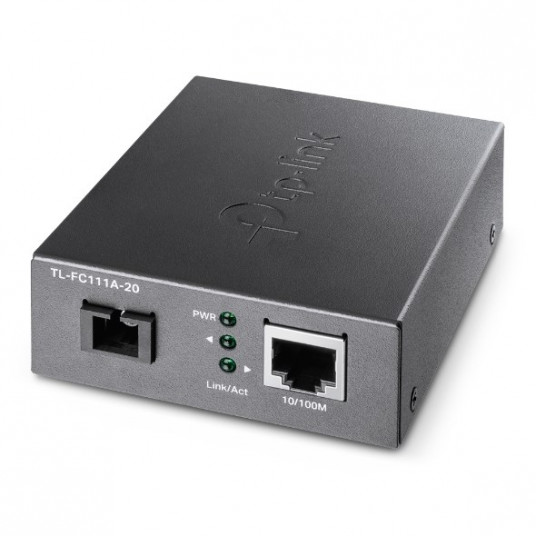  TP-Link TL-FC111A-20 tinklo medijos keitiklis 100 Mbit/ai Vienas režimas Juoda 