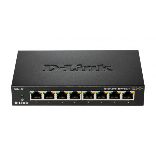  D-Link DGS -108/E 8-Port Gigabit Unmanaged Desktop Switch/ 