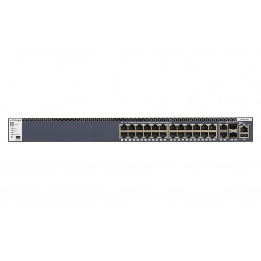  Netgear M4300-28G Valdomas L3 Gigabit Ethernet (10/100/1000) 1U Juoda 