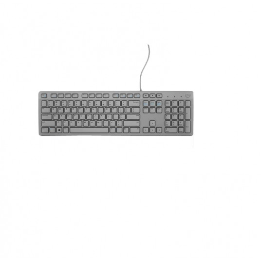  Dell Keyboard KB216 Multimedia, Wired, NORD, Grey 