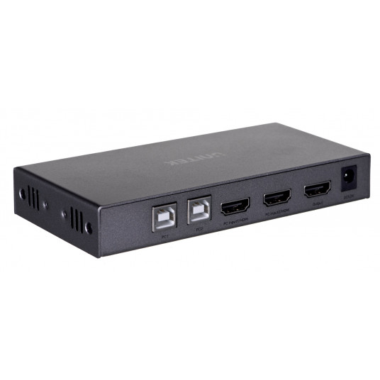  UNITEK KVM SWITCH 2IN, 1OUT, 4K HDMI 2.0 + USB 