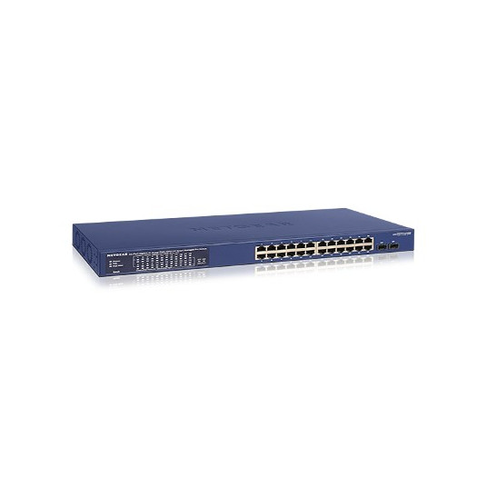  NETGEAR GS724TPP Valdomas L2/L3/L4 Gigabit Ethernet (10/100/1000) Maitinimas per Eternetą (PoE) Mėlyna 