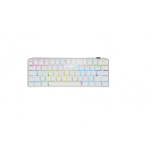  Corsair K70 PRO MINI, Gaming keyboard, RGB LED light, NA, White, Wireless/Wired,  CHERRY MX Red 