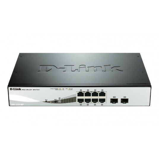  D-link- 8-port 10/100/1000 Gigabit PoE Smart Switch 