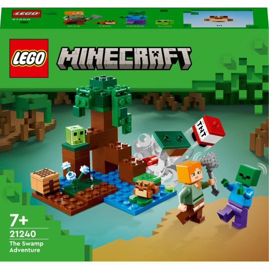  LEGO® 21240 MINECRAFT Nuotykis pelkėje 