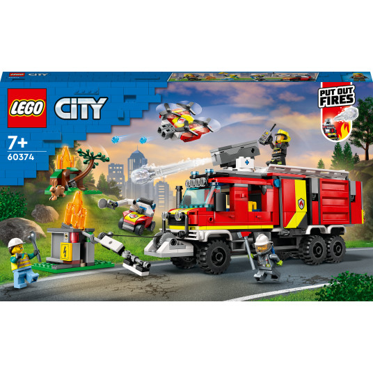  LEGO® 60374 CITY Ugniagesių vadavietės sunkvežimis 