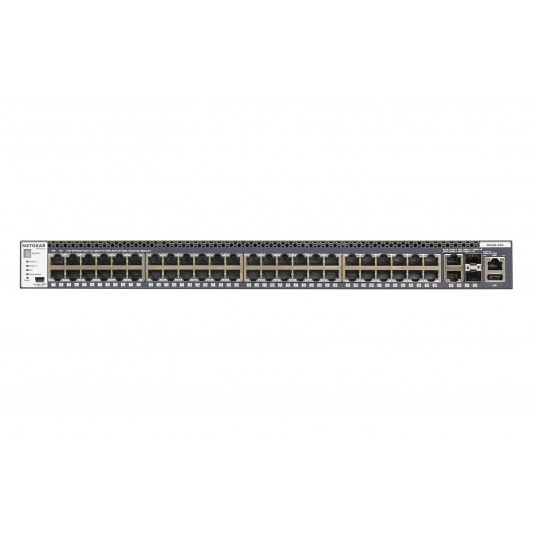  Netgear M4300-52G Valdomas L3 Gigabit Ethernet (10/100/1000) 1U Pilka 