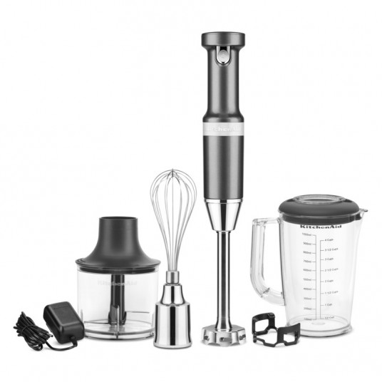  Akumuliatorinis rankinis trintuvas KitchenAid 5KHBBV83EMS 