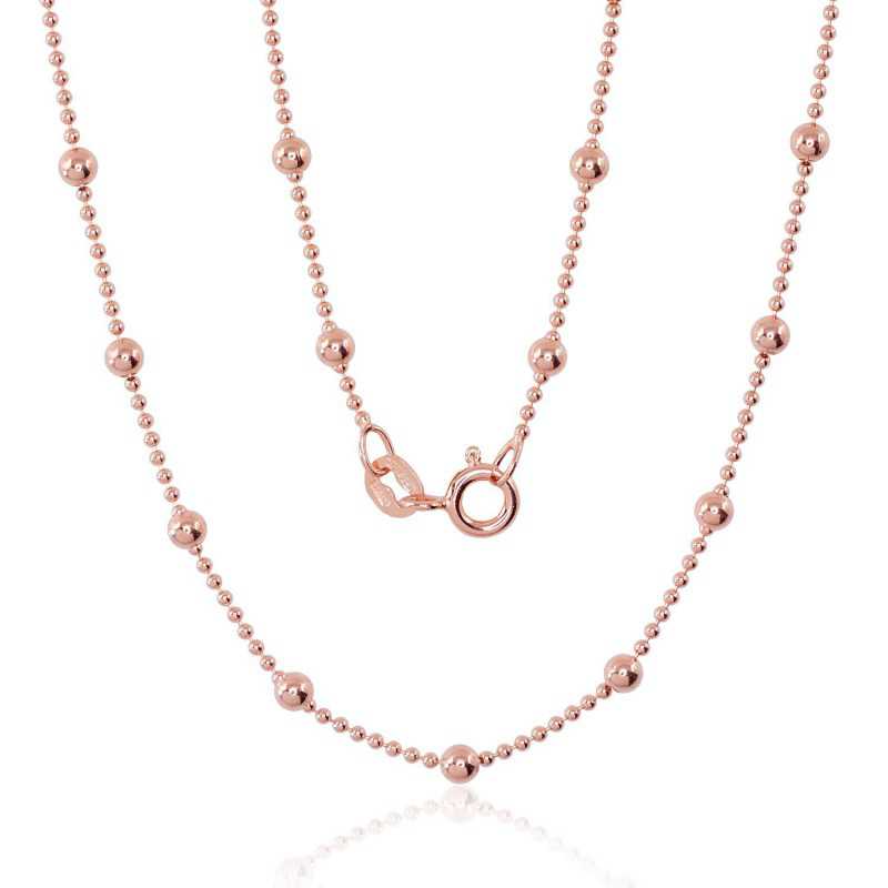 Sidabrinė grandinėlė Bead 1-3 mm