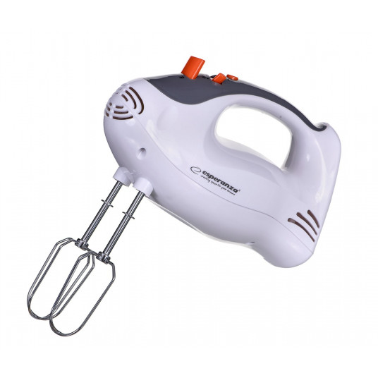  Esperanza EKM009 Rankinis plaktuvas Pilka, Balta 250 W 