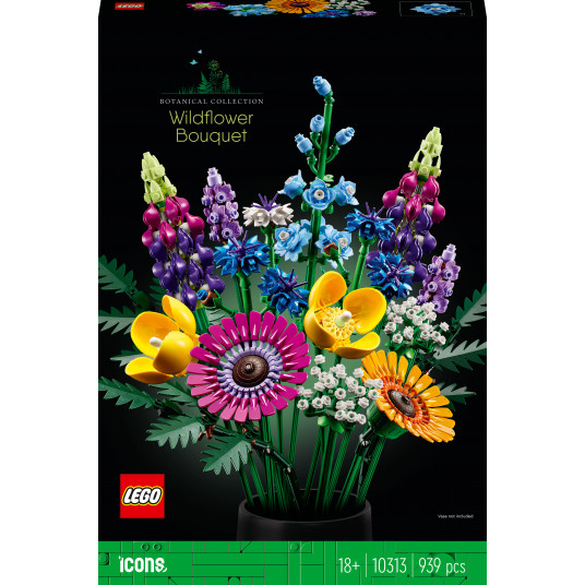  LEGO® 10313 ICONS Laukinių gėlių puokštė 