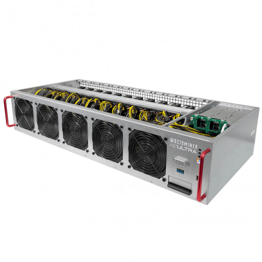  OCTOMINER X12 Ultra Mining Rig G3900 2.8GHz, 8GB, 60GB, 4200W / without video cards (Warranty 2 year) 