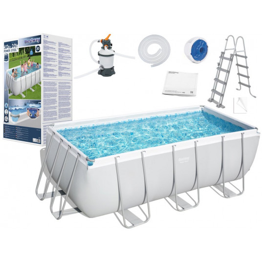 Karkasinis baseinas Bestway Frame pool 412x201x122cm 10in1 56457