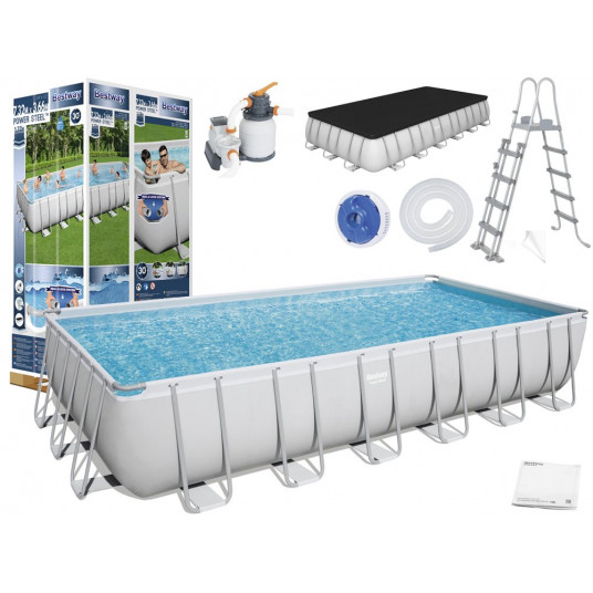 Karkasinis baseinas Bestway Frame pool 732x366x132cm 11in1 56475