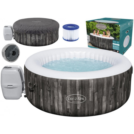 BESTWAY sūkurinis baseinas - džiakuzi Lay-Z-Spa BAHAMAS 4 persons 180x66 60005