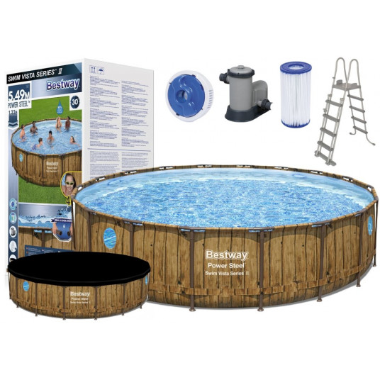  Baseinas Bestway Power Steel Swim Vista, 549x122 