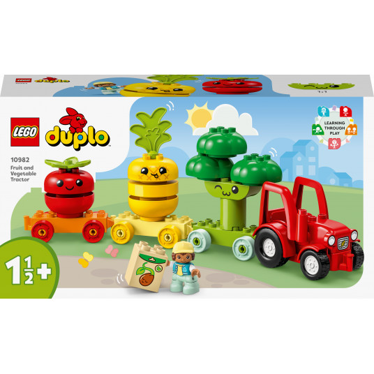  LEGO® 10982 DUPLO® Vaisių ir daržovių traktorius  