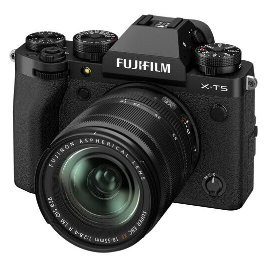  Sisteminis fotoaparatas Fujifilm X-T5 + XF18-55 Black (juodas) 