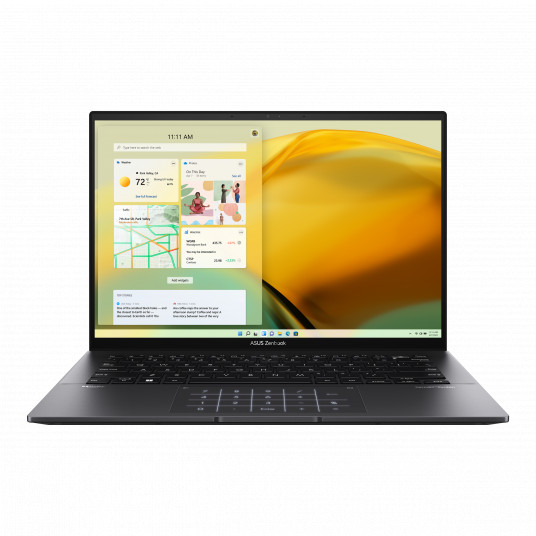  Nešiojamas kompiuteris Asus ZenBook Series UM3402YA-KM211W 90NB0W95-M00DW0 2.8K, 14", Ryzen 7 5825U, RAM 16GB, SSD 1TB, Windows 11 Home 