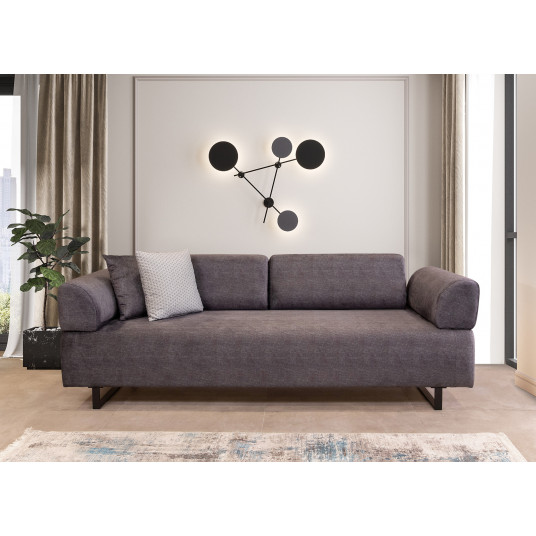  Sofa - lova Infinity su šoniniu staliuku antracito 